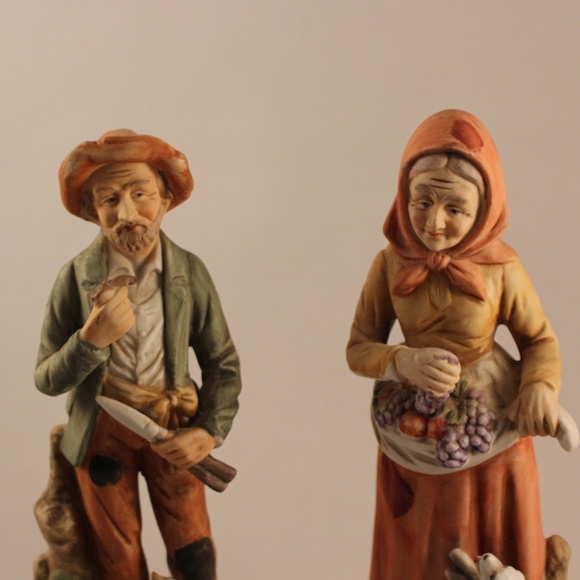 Vintage Homco Home Interior Golden Years Series Old Man and Woman Figurines 1417 - Picture 6 of 6